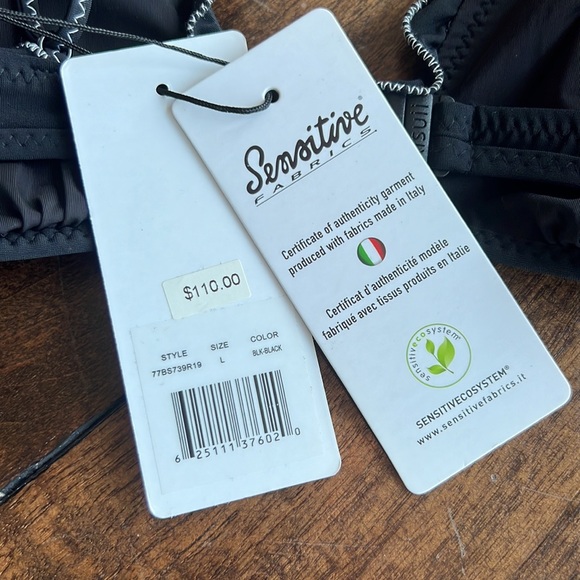 Designer Kisuii UPF 50+ UV protection chlorine resistant bikini top size large - Picture 6 of 12